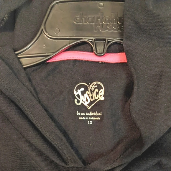 ⚡Big Girls Justice Sleeveless Hooded Tank - Picture 6 of 7